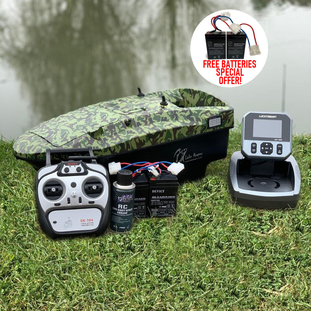 We are offering a free set of Lake Reaper Bait Boat batteries worth £24.99 with every bait boat order! Details found in link below:
howesmodels.co.uk/product-catego…