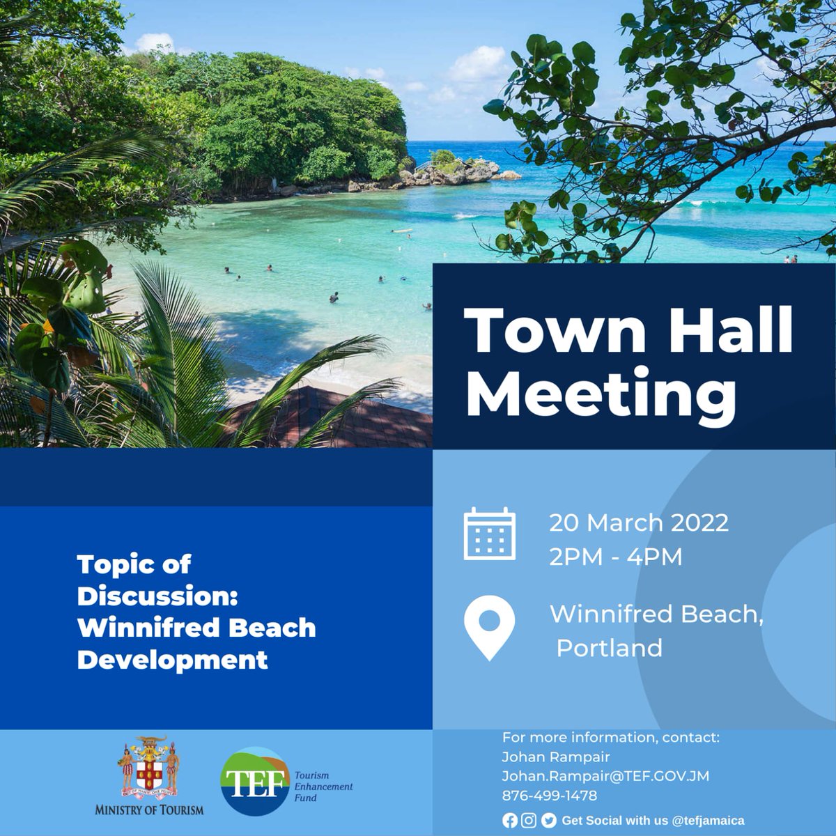 Sun, Mar 20 @ 2PM, there will be an important Town Hall Meeting to discuss "Winnifred Beach Development" (in front of Cynthia's Restaurant)
 
The Free Winnifred Beach Benevolent Society (FWBBS) invites all community members and friends of Winnifred to attend the meeting.