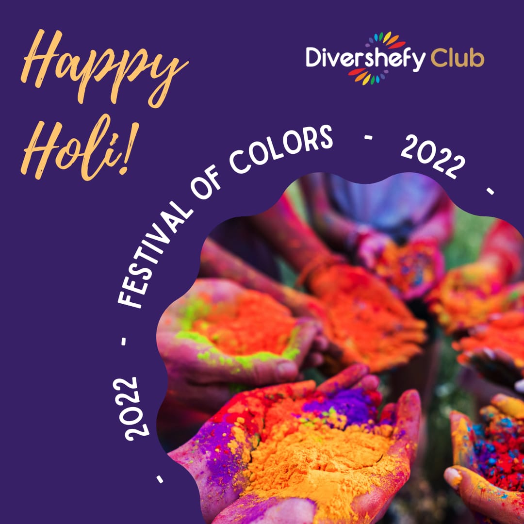 Divershefy Club wishes you an auspicious and joyous festival of colours. 

Happy Holi!