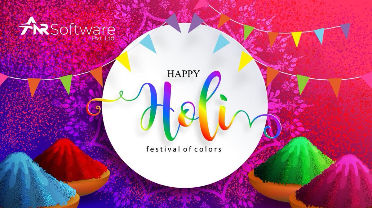 anrsoftware's tweet photo. ANR wishes you a Colorful and Happy Holi! Holi Hai ...

#Holi #Festival #Colourful #Colorful #Color #Festivalsofcolors 
#ANR https://t.co/GVV0yAQwMO