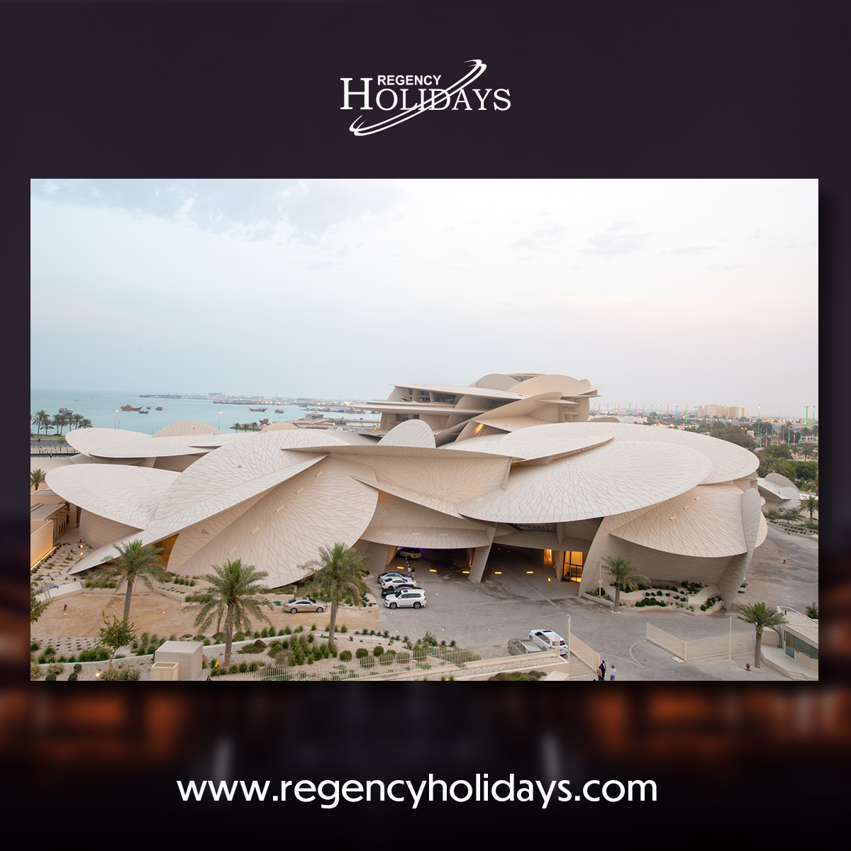 The Qatar National Museum is one of the most beautiful structures that takes visitors on a fascinating journey through Qatar's history and culture.

يعد متحف قطر الوطني من أجمل المباني التي تأخذ الزوار في رحلة رائعة عبر تاريخ وثقافة قطر.