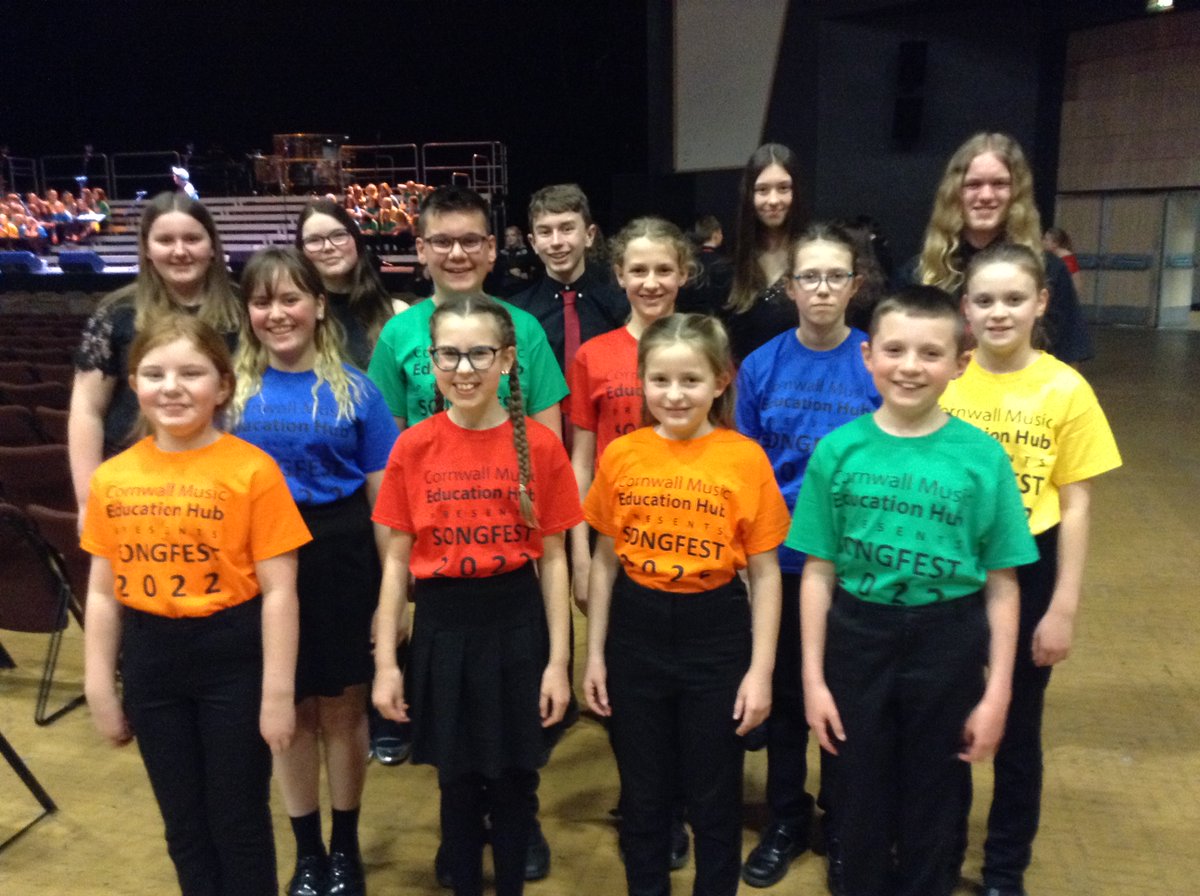 PenriceAcademy's tweet photo. #SongFest2022 - nailed it! 😛🔥

Well done to all of our pupils who bravely took to the stage at the Plymouth Pavilions yesterday 👏

Thanks also to @CMusicHUB and @cmst_official for running #SongFest2022, it was super fun!

#PenricePride #PlymouthPavilions #CornwallMusic https://t.co/ZimySQeP0c