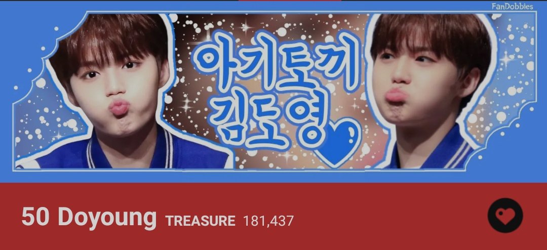 DobbyChoeaedol's tweet photo. DOYOUNG'S END OF DAY RANK 

🔓 #50
🗓️ 03.17.2022
♥️ 181.437

Did we make it? YES WE DID!! Good job Dobbies. Thank you for working hard as always. 🥳😍

Daily 🎯: TOP 50 ▶️🔼

트레저 도영 #DOYOUNG #트레저도영 #ドヨン @treasuremembers https://t.co/dVfJ6QT9zq