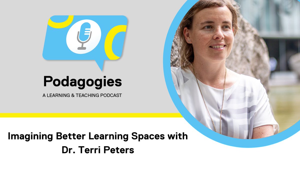 📣 NEW PODAGOGIES EPISODE 📣 Join us for a conversation with Dr. Terri Peters to learn about the future of classroom learning spaces.

Check out the latest episode on Spotify ➡️ cutt.ly/5SpEItJ