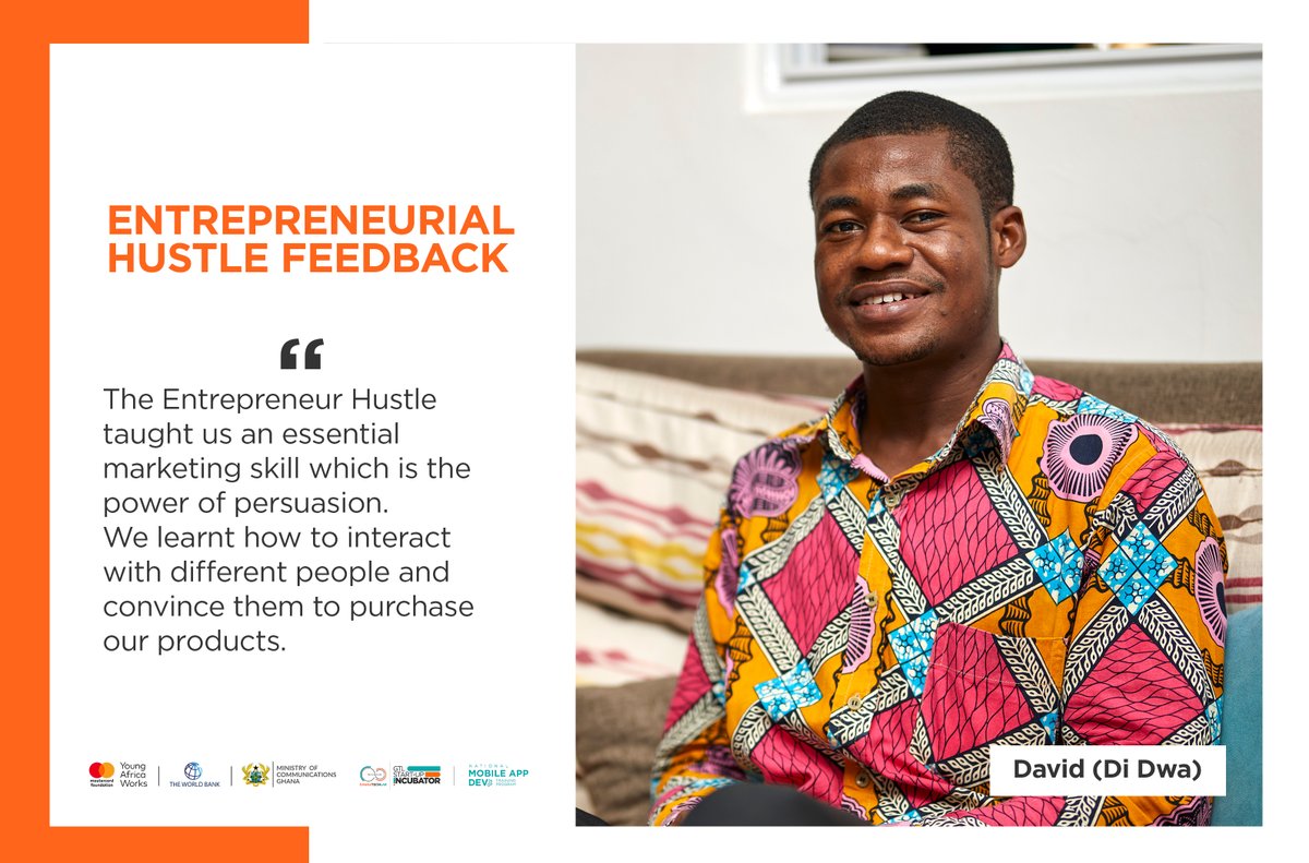 GTLIncubator's tweet image. Mobile App Incubation - Entrepreneur Hustle Feedback
This is what David, co-founder of Di Dwa, had to say about the Entrepreneurial Hustle. 
#GTLImpact 
#GTLBaseProgram 
#MobileAppDevelopment 
#GTLIncubator