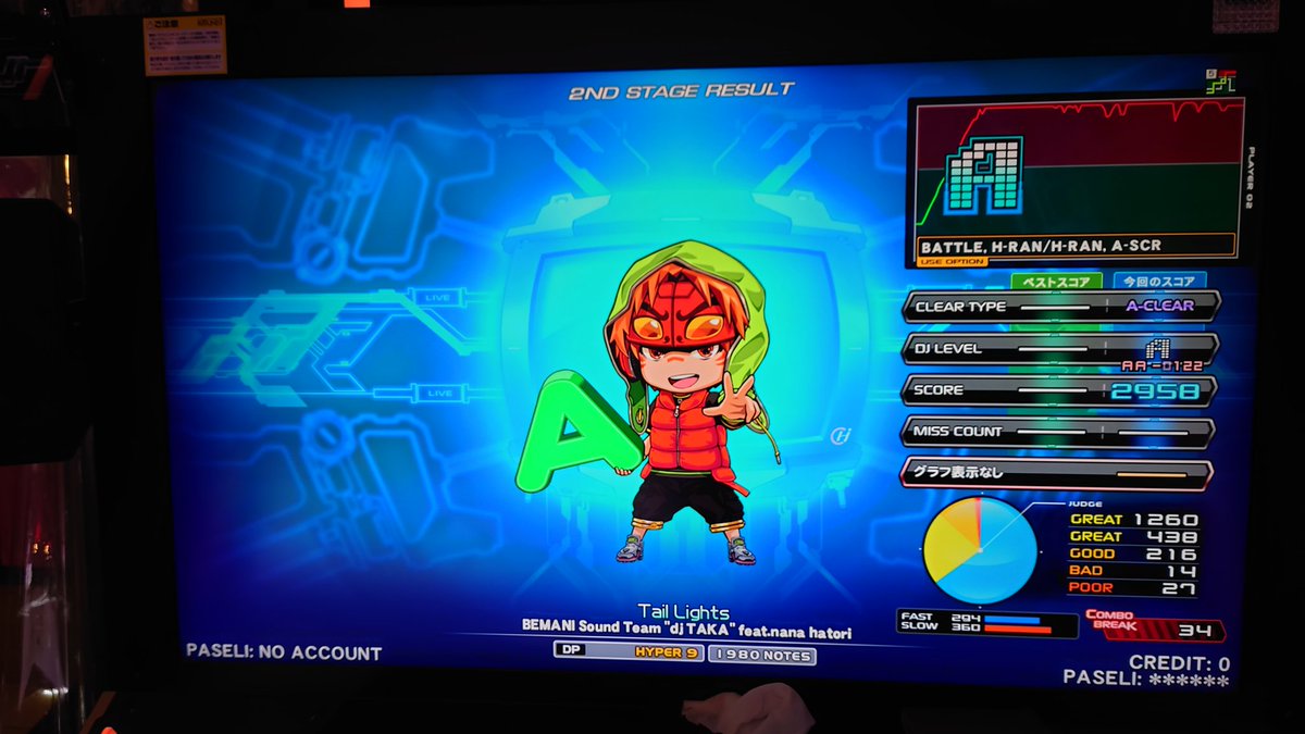 mnemoniq376's tweet photo. 久し振りにやったDBコンテンツ　#IIDX #DBHR #DBM https://t.co/mUH4ChbfdB