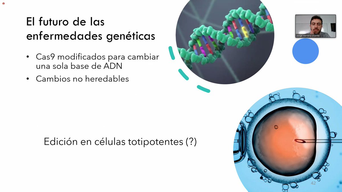 👨‍🔬Durant l'activitat Amgen #TransferCiència amb alumnes de 1r de Batx. i 4t d'ESO de l'institut <a href="/Guindavols/">Institut Guindavols</a>, l'investigador <a href="/JorgeHerreroV/">Jorge Herrero</a>, doctorand del <a href="/CRGenomica/">Centre for Genomic Regulation (CRG)</a>, va parlar de la modificació genètica, els seus inicis, història i la revolució de #CRISPR.

cc @AmgenSpain