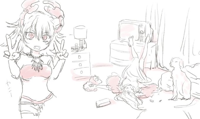 いきてまーす。お見せできるものはあんまりないでーす。
MVとか見ながら模写にもならん落書きしたり。もうネルー 