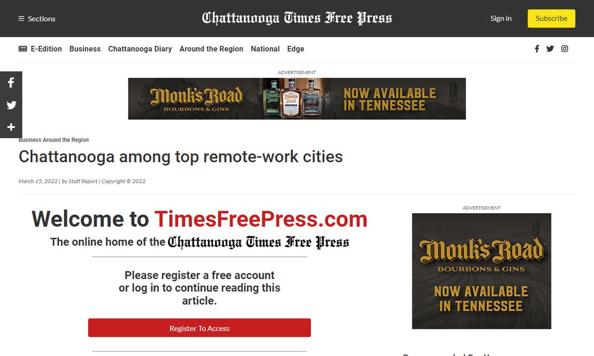 codecidedotnet's tweet image. Chattanooga among top remote-work cities - Chattanooga Times Free Press
#redistributed #2022 #remote #broadcast #work #remotework
via timesfreepress.com
☛ amp.gs/jpBES