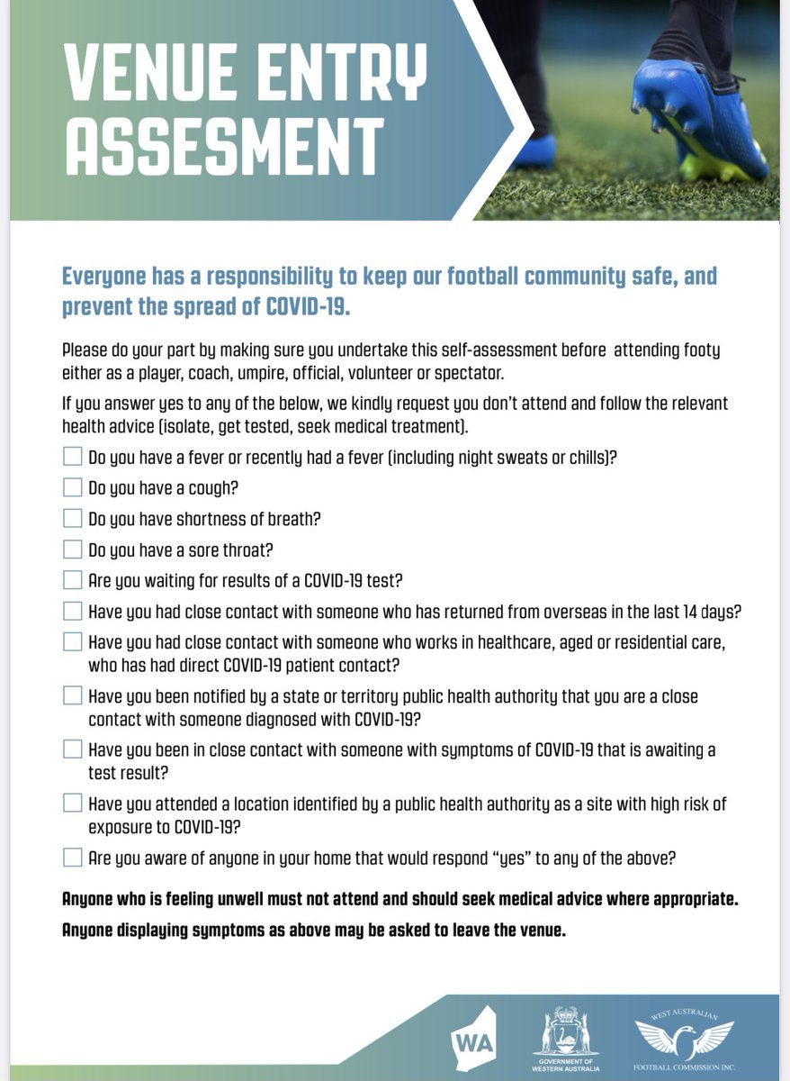 Keep Community Football Safe #waaflmasters