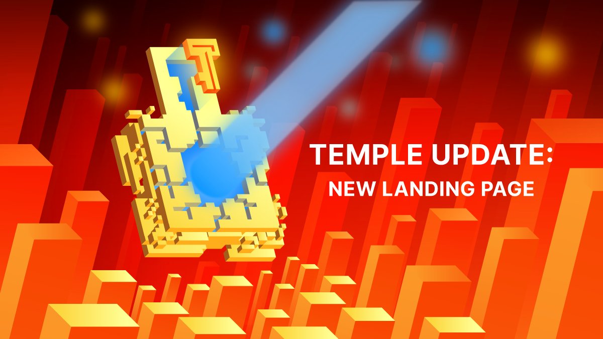 TempleWallet's tweet photo. MadFish team proudly presents the Temple Wallet New Landing Page. 
https://t.co/I54llGGJnn

Check out the brand new look, wallet stats, guides and other useful information.
Contains a spoiler! (mobile version coming very soon now).
#tezos #xtz https://t.co/oADudSBlMW