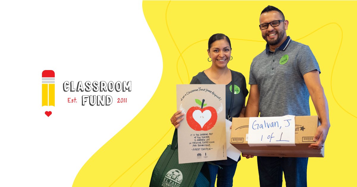 ✏️ Attention, #TeamSISD teachers! Applications now being accepted for 2022-2023 Classroom Fund resource grants for all educators. Deadline to apply is 11:59 p.m., May 8. For more info, visit: bit.ly/3u2Dxqg. If you have questions, email info@theclassroomfund.org.
