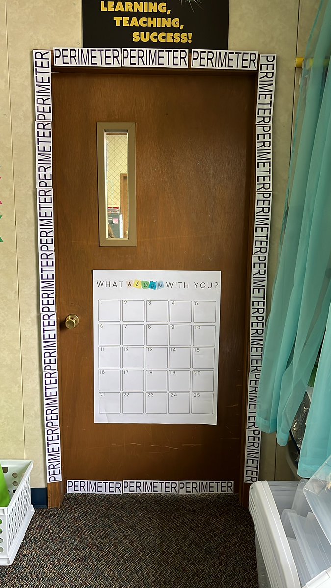 Lucky to have perimeter experts in my Math class. ☘️☘️<a href="/D13Jaguars/">DuJardin School</a> #ilbsd13