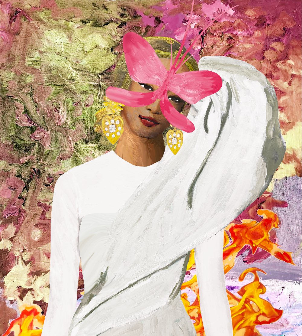 CryptoVenus_NFT's tweet photo. Our contribution to the @SuperRare x @worldofwomennft auction curated by @brielarson. Auction is live 🌸🫶🏼 https://t.co/kpzbsKNd95