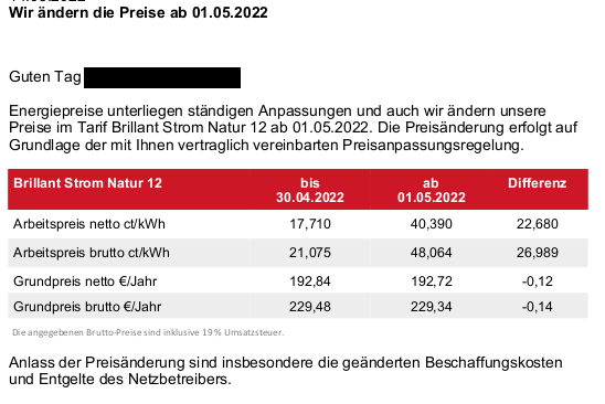 Einer unser Kollegen hat eine #Strompreis #Erhöhung um 130% (!) bekommen.

Wo bleiben die #Lohnerhöhungen? Wo die #Mietsenkungen? Wo die #Zuschüsse?

Die bekommen wir nur wenn wir uns gemeinsam #organisieren!:

Eure #Krise #NichtaufunseremRücken !