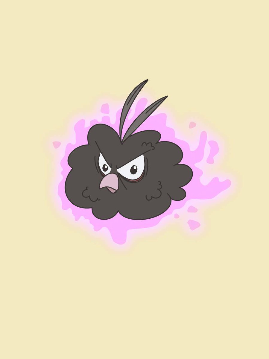 Abomination Fusion Series
Gastly x Swablu
#Pokemon #fusion #illustration