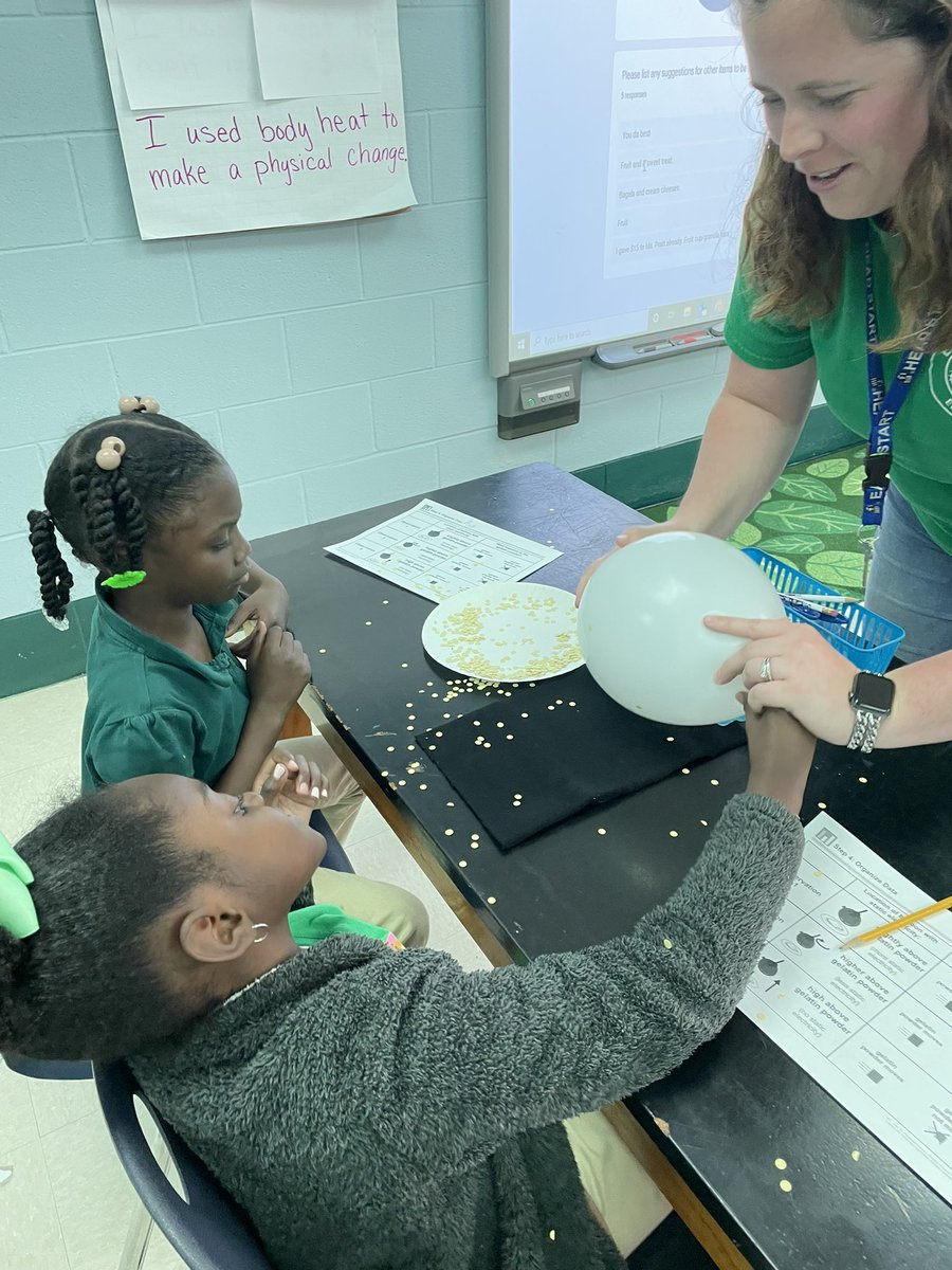 We had a great time in the science lab exploring static electricity with Mrs. Russell!