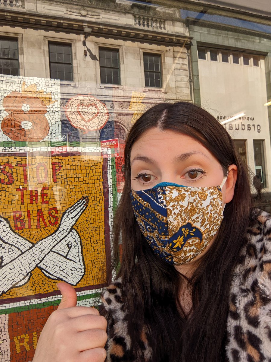 JenHarland2's tweet photo. Bloody brilliant mosaic in the window of whisc celebrating international women's Day #whisc #titsupartistliverpool #iwdmosaic #iwd #awesomeliverpoolfoundation https://t.co/tgDBtXLjYf