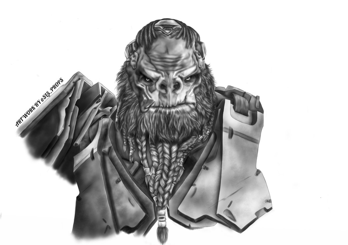 SpartanMuffins's tweet photo. Posting my #Atriox art again now the latest #HaloSpotlight is out. I'm currently working on #Escharum 
WIP coming soon.
#Halo #HaloInfinite #Xbox #343industries #Halowars2 https://t.co/CHM9OdZkGD