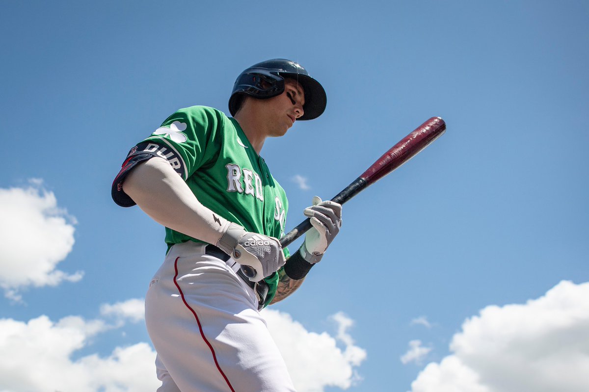 RedSox's tweet photo. Going green ☘️ https://t.co/sXGVtq7aiu