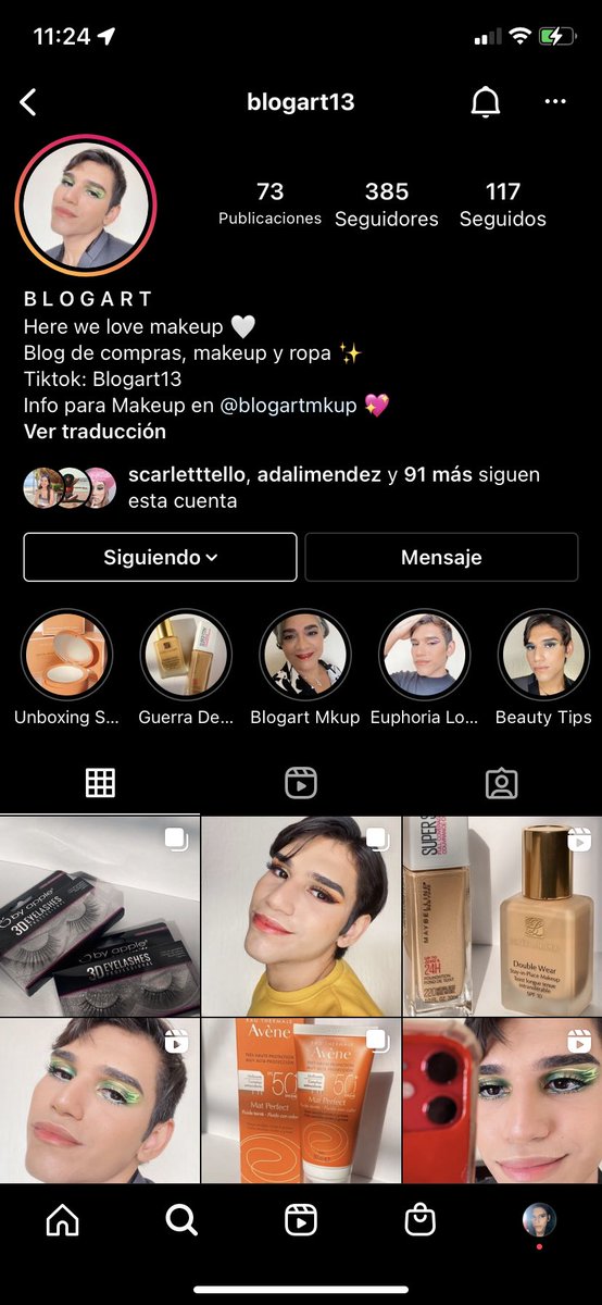 Blogart13's tweet image. Holi, Me llamó Arturo y tengo un Blog en Instagram de Maquillaje, me puedes encontrar como Blogart13 en Instagram y en Tiktok. Y en Twitter mas cositas de Makeup y cosas Random 🥰💖