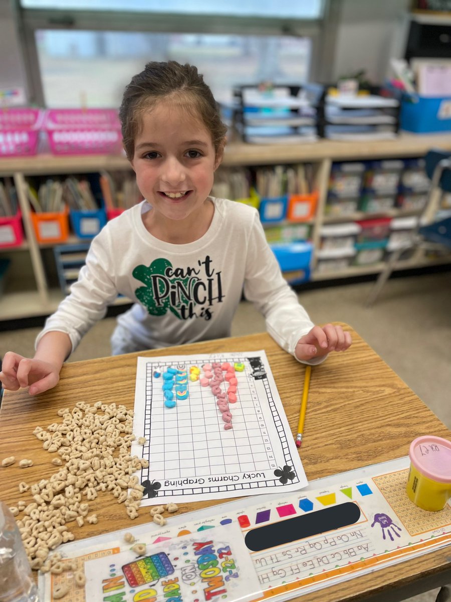 MrsYanuzzelli's tweet photo. We predicted the clovers ☘️ would be the winner, but this year, we had the highest number of horseshoes 🧲 in our box of Lucky Charms! 112!! Another fun year participating in the #SPDProject22 🌈🍀@OBPSMemorial https://t.co/PaDKdJIkZq