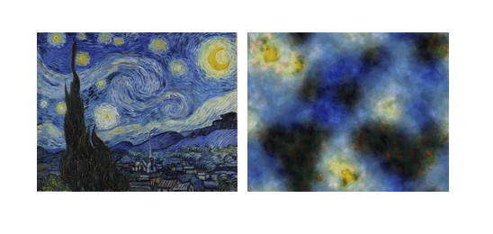 LB_artworks's tweet photo. #ntfs #NFTartists #generativeart #Mathematics 

What if I tell you that the two images below are formed by exactly the same pixels? They are two of the 4e+8612698 💥 possible permutations. One is a masterpiece, the other has ultra high color smoothness. 
Glad if you ♥️/RT https://t.co/vFFFxz3bZ7