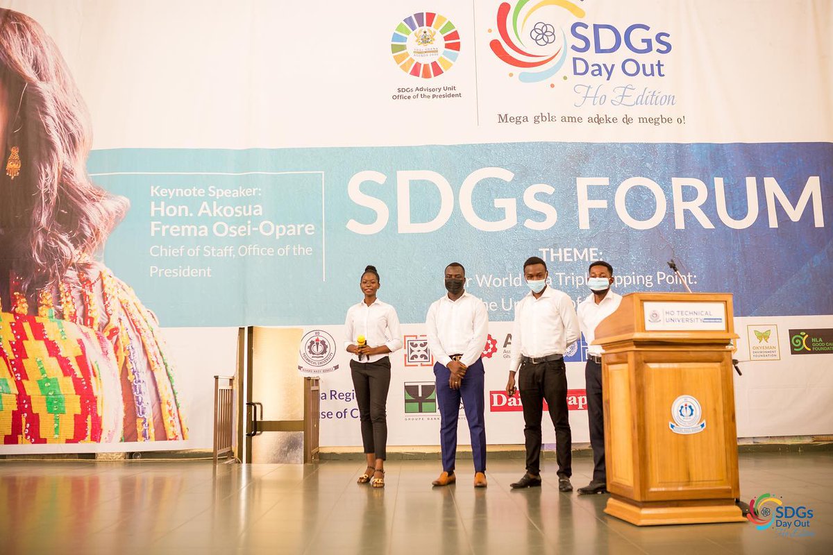 ViztaEdu's tweet photo. The #ViztaEdu #startup grabbed the third place winner award at the 2022 #sdg #innovation #challenge at the Ho Technical University in grand style!
We are grateful to the @GhanaTechLab and all our mentors for aiding us to achieve this great feat!
#gtlimpact #CitiBusinessNews https://t.co/teCSgtHdVd