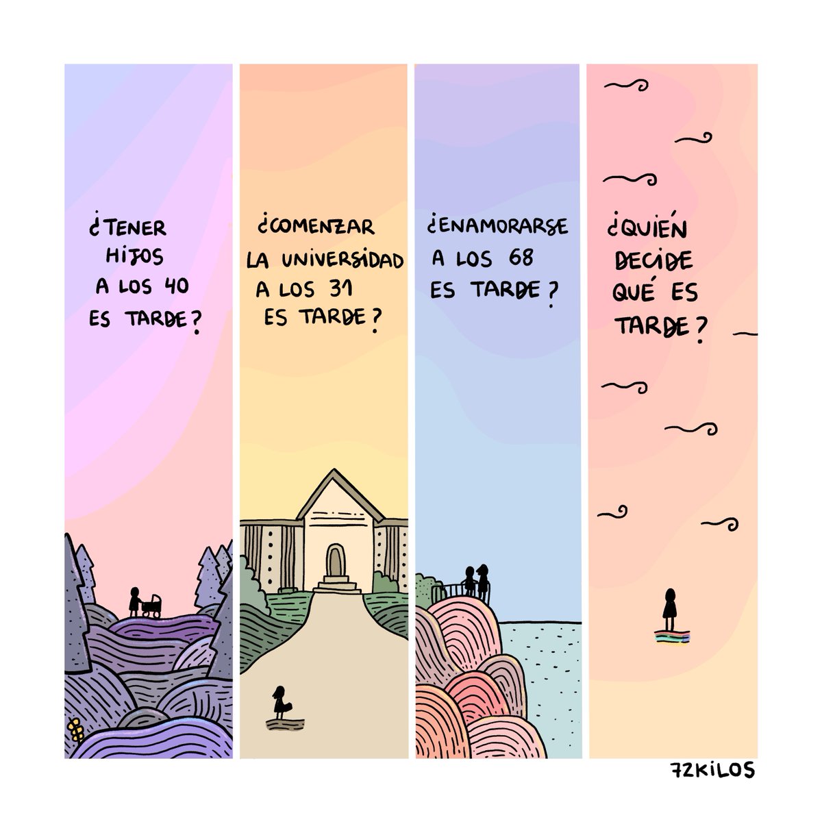 ¿Tarde?