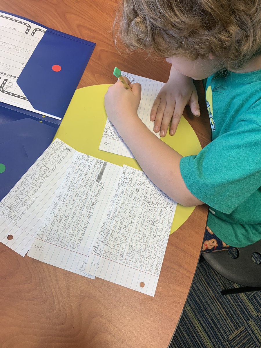livelaughteach8's tweet photo. These littles are working so hard on their realistic fiction writing!  We are almost done with drafting then it is onto editing and revising… then finally publishing.  They are so excited about seeing the end result @tegacaytitans https://t.co/uMqv0SL26c