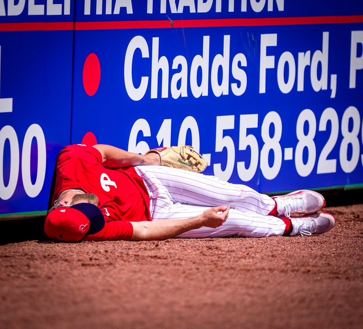 Phillies's tweet photo. When your bracket's busted after the first day https://t.co/JLu05isou6