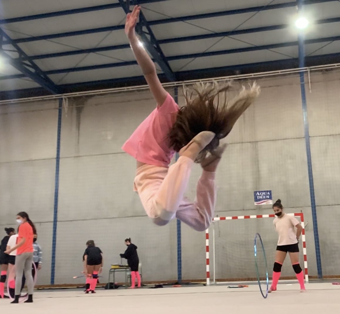 Salto del huevo con las prebenjamines 🦋💖