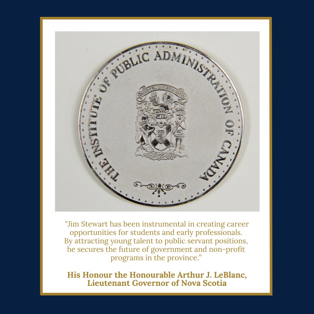 LtGovNS's tweet photo. The LtGov is delighted to congratulate the recipient of the 2021 Lieutenant Governor's Award for Excellence in Public Administration, Mr. James (Jim) Stewart. 
@IPACNovaScotia @DalhousieU @nsgov https://t.co/wrApTNEToz
