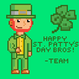 The_Crypto_Bros's tweet photo. New updates, website, Discord, and much more coming soon!🍀🎉🍾 https://t.co/HqDcOuB8Bs