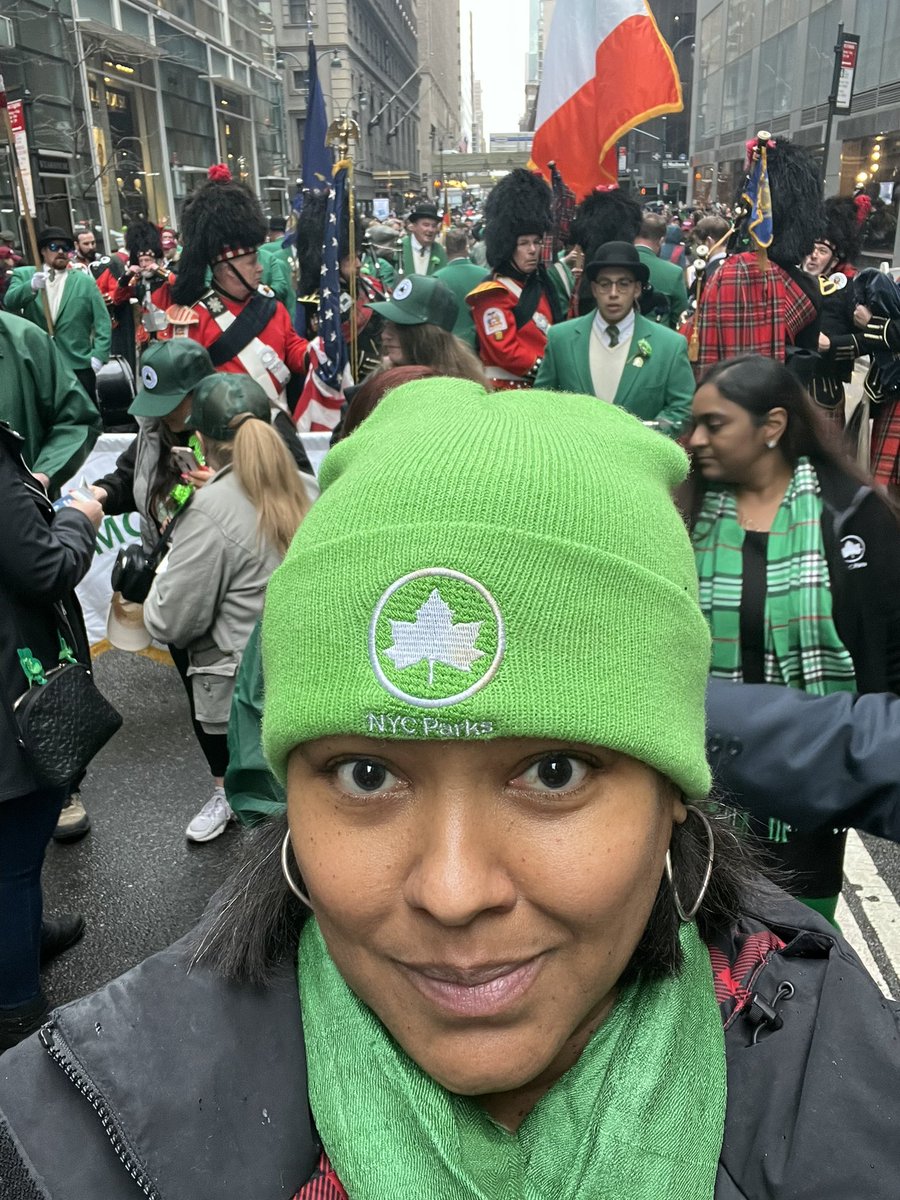Had a great time walking in THE #NYC #StPatricksDay parade!!!!