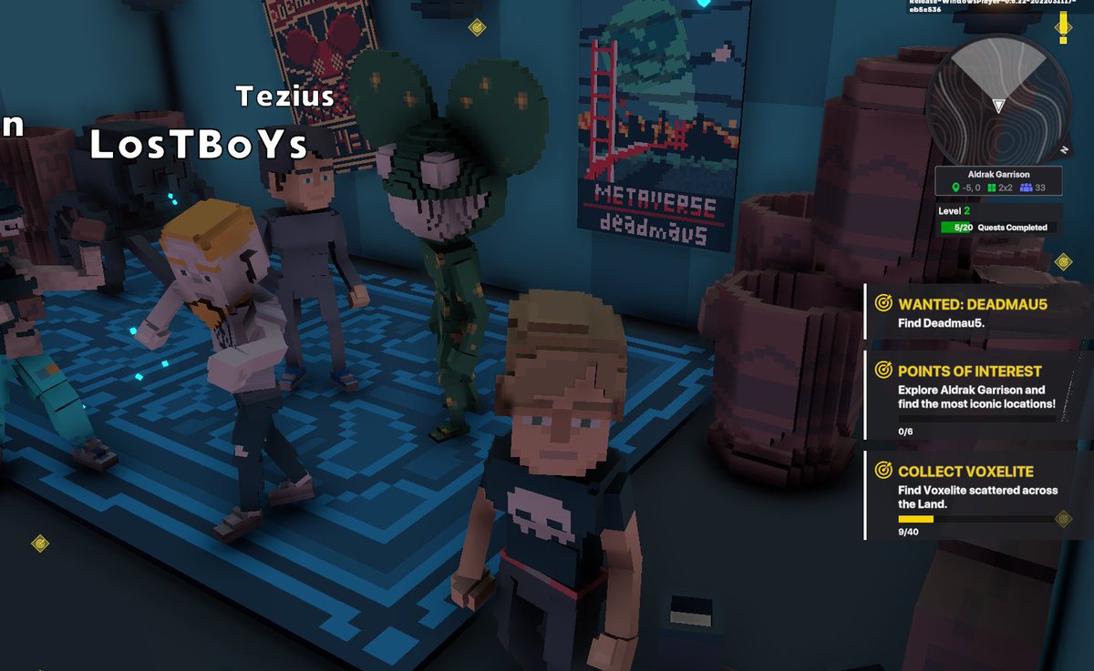 HeloiseHoyle's tweet photo. @TheSandboxGame @deadmau5 I just participated in the daily #SandboxAlphaS2Contest for a chance to earn up to 1,000 $SAND! Starting March 17 - Selfie with Deadmau5. Check out my screenshot below!
👇 #SandboxAlphaS2 https://t.co/bbLQjNo1ya