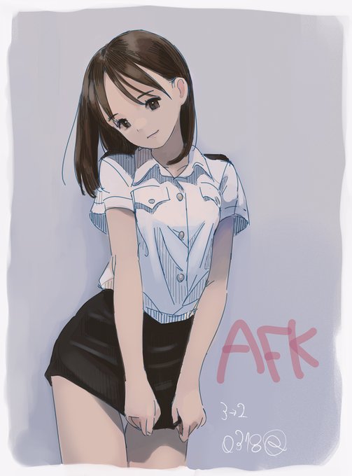 🚔
#Pinterestを開いて左上にある画像を参考に1hで描く 