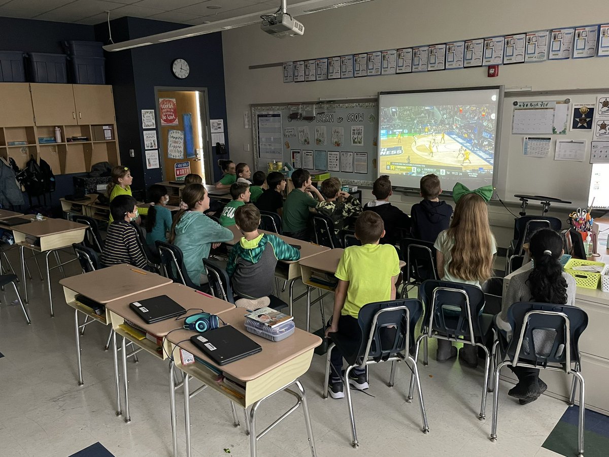 Indoor Recess = Let’s watch some March Madness 🏀