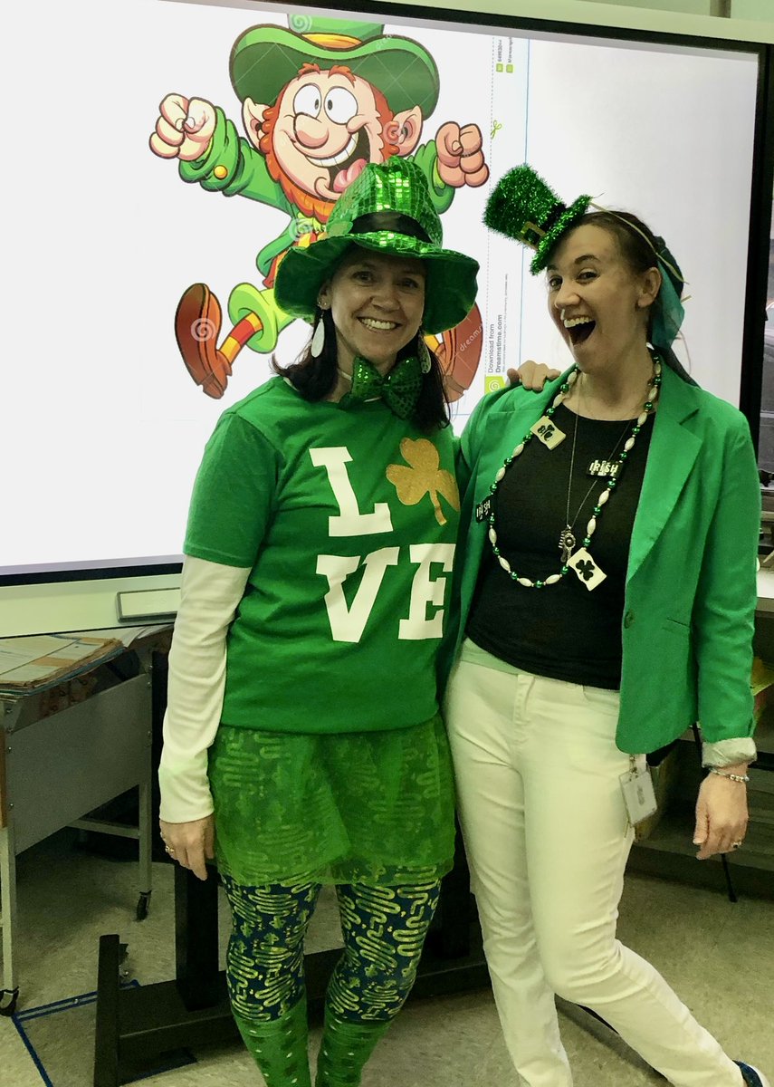 Ready for some 5th grade shenanigans. 
Happy St. Paddy’s Day. ☘️ <a href="/UMAMS_Vikings/">Upper Merion Area Middle School</a> <a href="/UpperMerionSD/">Upper Merion Area School District</a> <a href="/teachimpossible/">Ms. Shira Kempes</a>