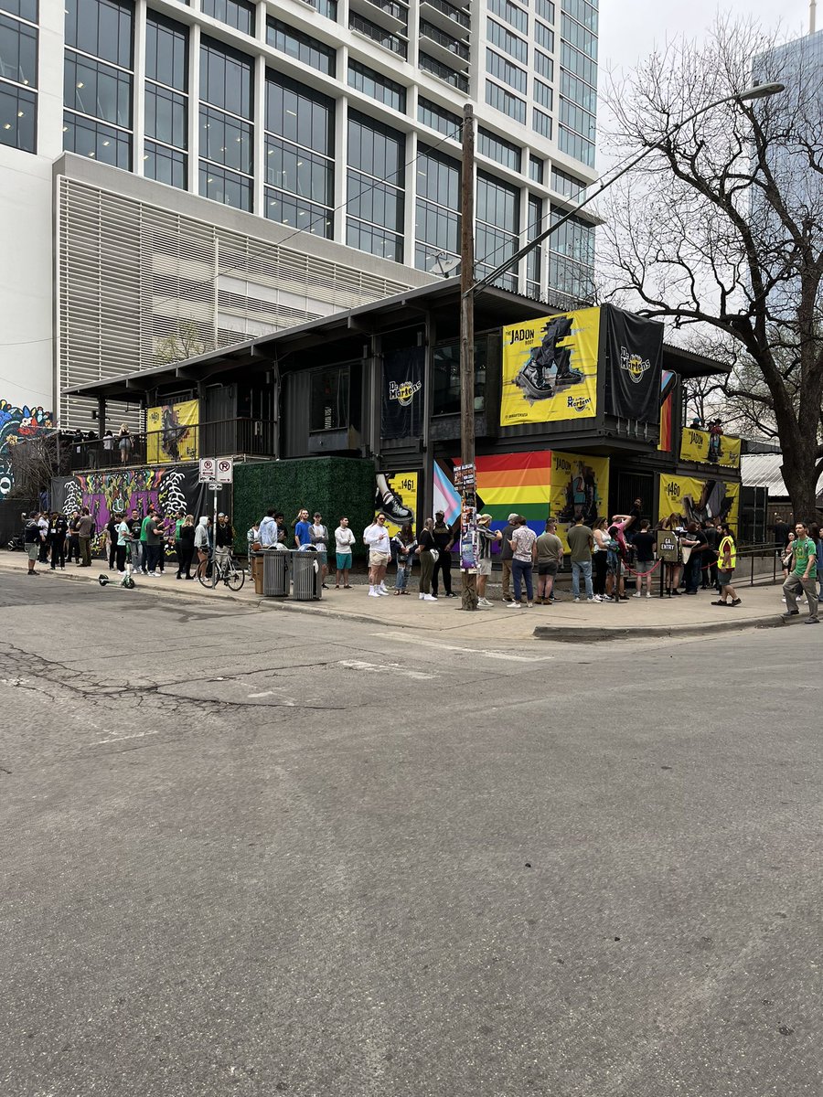 FestXperts's tweet photo. Culture Collide x Dr Martens #sxline update #sxsw https://t.co/Cs9i3JILQv