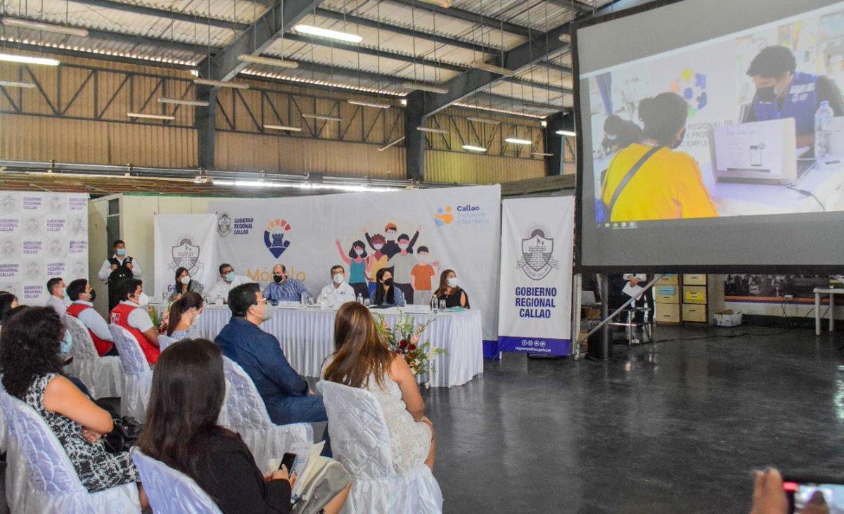 ✅La alcaldesa de Mi Perú participó junto a las autoridades del Callao al lanzamiento de la feria presencial de servicios #MóduloCallao2022 del <a href="/RegionCallaoPe/">Gobierno Regional del Callao</a>, que tiene como objetivo desarrollar acciones de difusión y de acercar a las familias chalacas a los diversos programas.