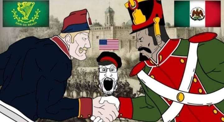 Hoy en el día de San Patricio, recordamos a esos valientes hombres que desertaron del ejercicio estadounidense para apoyar la causa mexicana en la guerra México-Estados Unidos