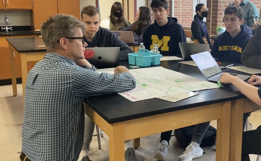 JustOlive_Ed's tweet photo. Happy BozemanScience Day! Post 1/3 @paulandersen led our APBio students in a 3D lesson that coherently and magically managed to teach&learn phenomena-driven inquiry, 3 cross-cutting concepts, and 4 Science and Engineering Practices. #WeAreChappaqua #ChappScience @OfficialNGSS https://t.co/FKXuXMGn2Y