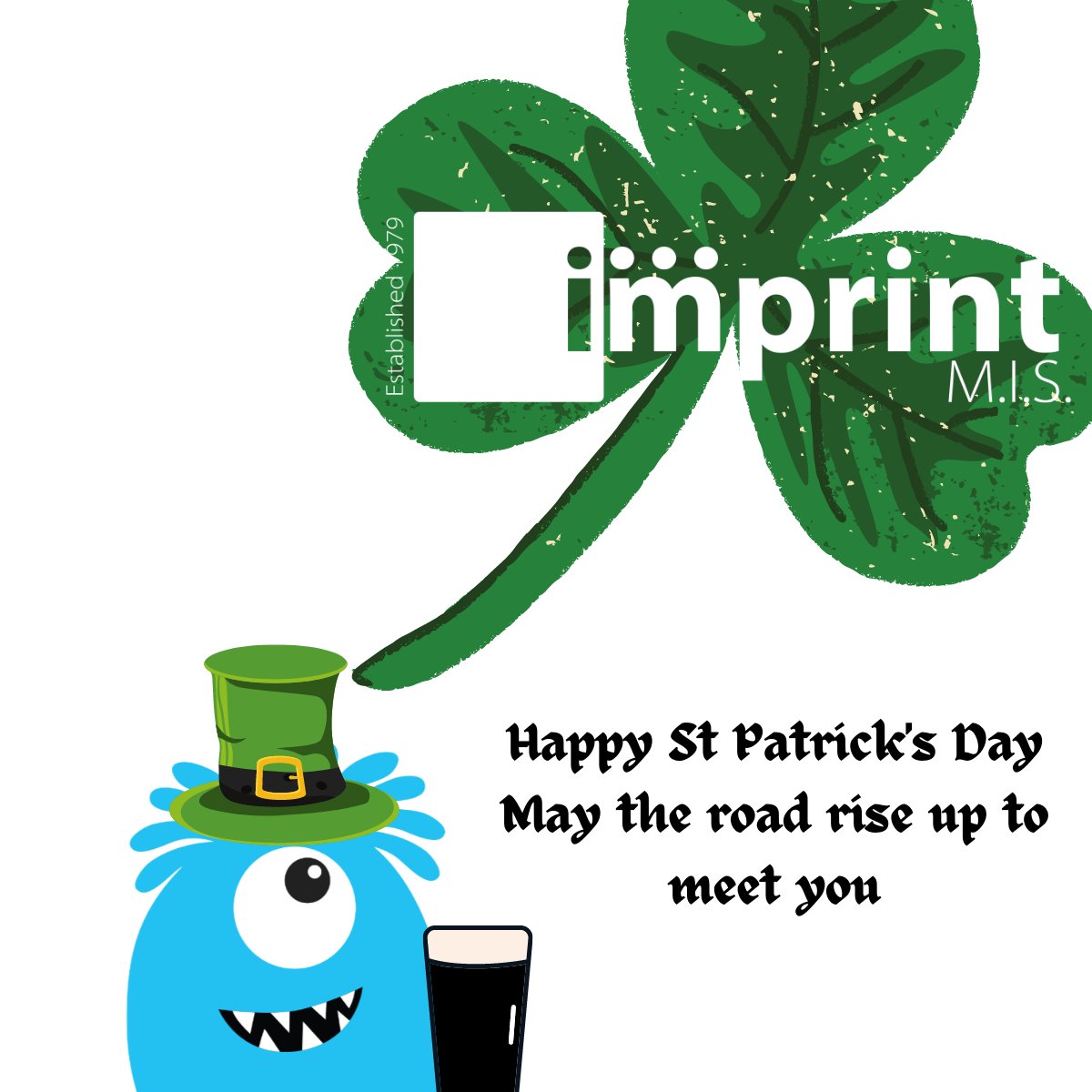 Happy St Patrick's day to all our Irish customers, suppliers, friends and family