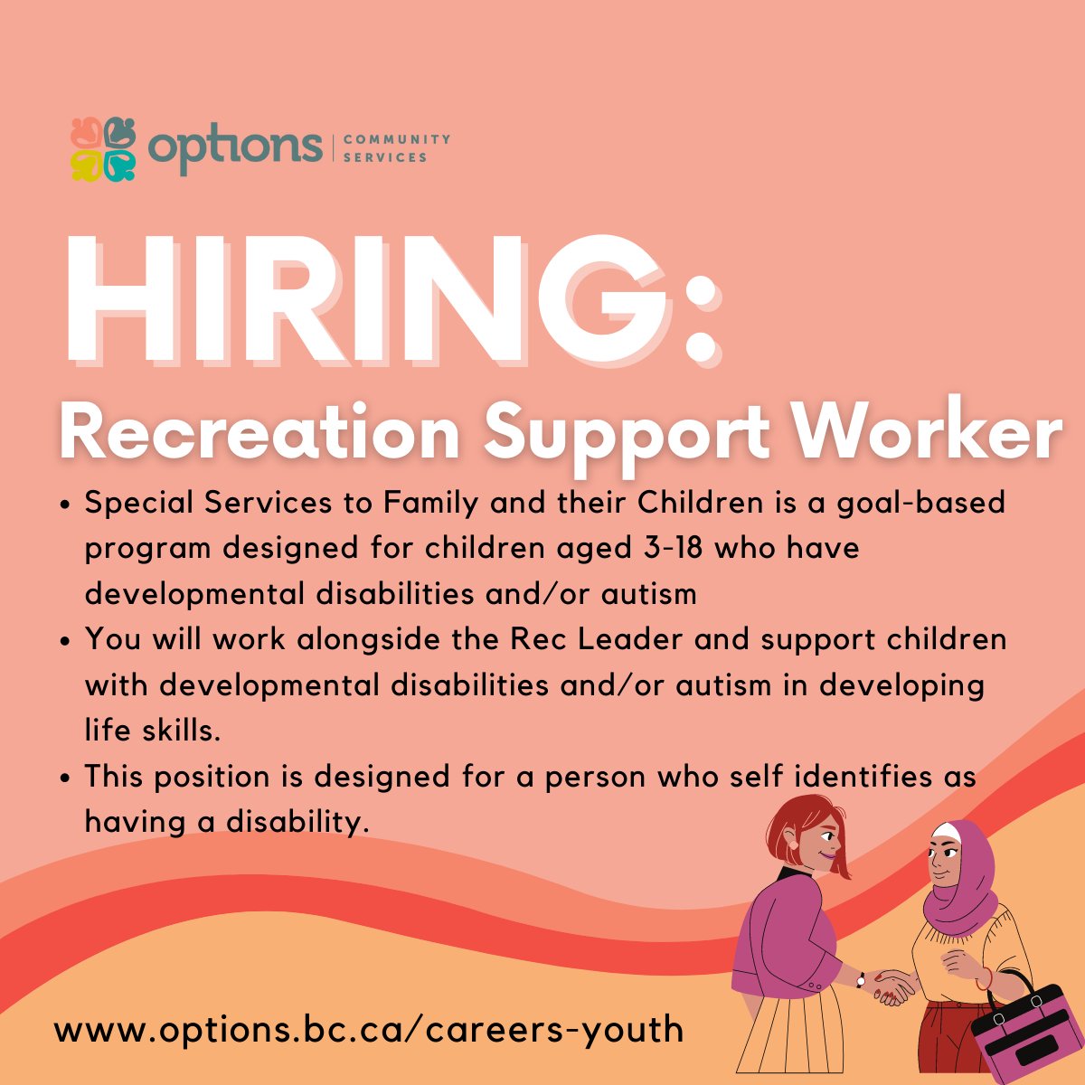 OptionsBC's tweet photo. Are you between the ages of 15-30 looking for short-term work? We're hiring!
https://t.co/BR7Paa2oZU
#OptionsBC #Hiring #Wearehiring #Surrey #MetroVan #MetroVancouver #GreaterVan #GreaterVancouver #AvailablePositions #Lookingforwork #shorttermwork #SupportWorker https://t.co/3nVNiUvpTc