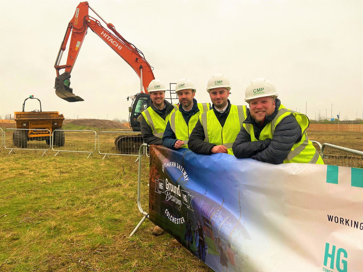 CMP are extremely pleased to announce that after many years of hard work, the £65M leisure development at Colchester Northern Gateway officially broke ground yesterday. We are very much looking forward to seeing this one develop. Keep an eye out for further progress.