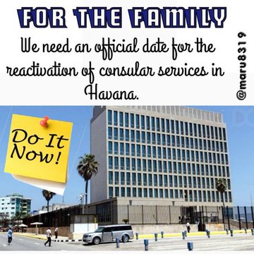 We urgently need consular processes in Havana, the months go by and the separate years add up, please date to start consular procedures in Havana #ConsularServicesInCuba #NoMoreGuyana #CFRP #Reunificacionfamiliarcubano <a href="/POTUS/">President Donald J. Trump</a> <a href="/USEmbCuba/">Embajada de los Estados Unidos en Cuba</a> <a href="/USCIS_es/">USCIS Español</a> <a href="/joerogan/">Joe Rogan</a> <a href="/AILANational/">AILA</a> <a href="/CNN/">CNN</a> <a href="/VP/">Vice President JD Vance</a>