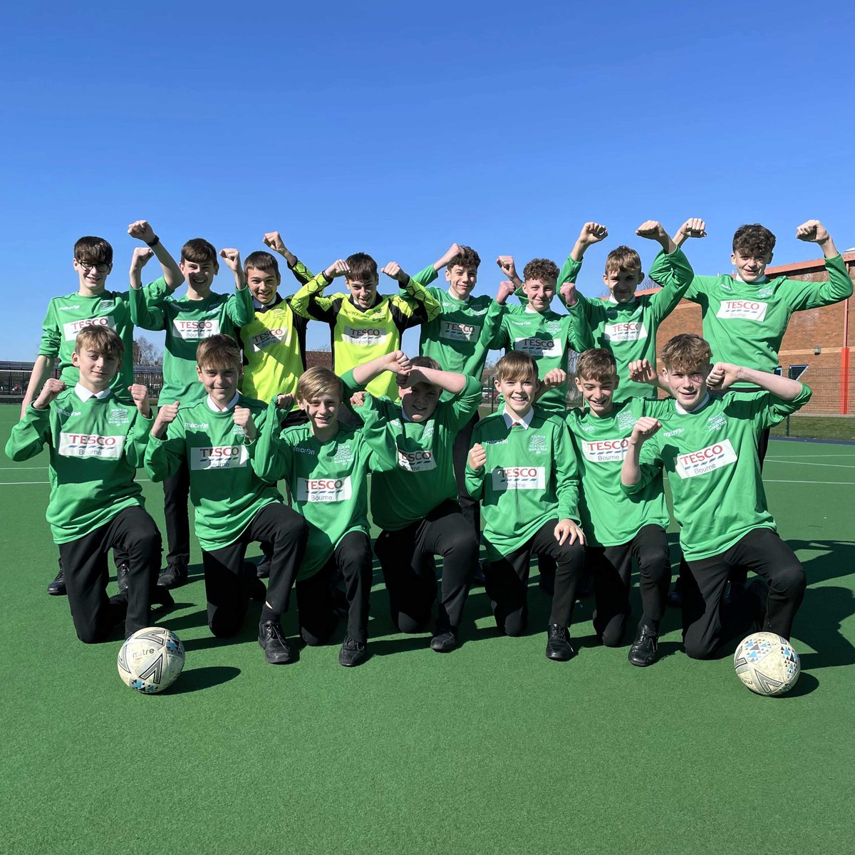 BourneSLAT's tweet photo. We're in the cup final. ⚽️🏆

Our fearless Year 9 Football Team were on target again as they are in the County Cup Final after a nail biting semi-final against Spalding Grammar School where they won 8-7 on penalties.

Well done to the whole team for making the school so proud. https://t.co/65r8OLFVQl