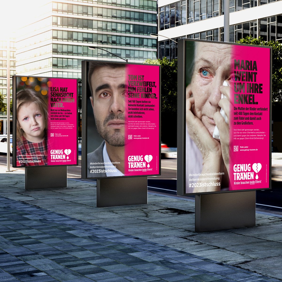 Kennt ihr bereits unser Unterstützer-Kit? Es hält zahlreiche druckfertige Vorlagen für Flyer, Web-Media und Plakate für euch bereit:
genug-traenen.de/unterstuetzen-…

#kindeswohl 
#kinderbrauchenbeideeltern 
#elternkindentfremdung
#2023istschluss