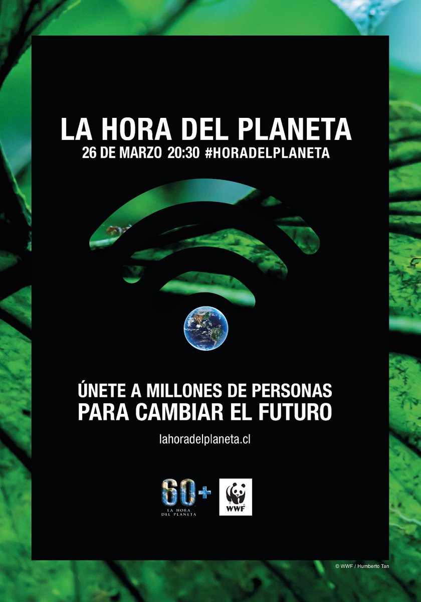 ⭕La <a href="/AChMChile/">ACHM Asociación Chilena de Municipalidades</a> y <a href="/WWFChile/">WWF Chile</a> te invitan a ser parte de la Hora del Planeta 🌐, la mayor acción voluntaria contra el cambio climático, la naturaleza y las personas a nivel mundial, el próximo sábado 26 de marzo, entre las 20.30 y las 21.30 horas.
wwf.cl/sala_redaccion…